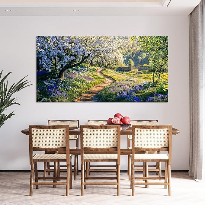 Large Canvas Wall Art Decor Large Modern Green Wall Art