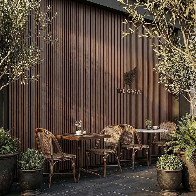From Plain to Beautiful in Hours WPC Exterior Wall Slat Panels Waterproof