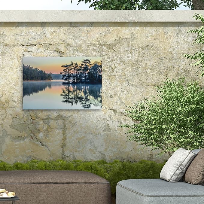 Trademark Fine Art ' Before People Wake ' Outdoor All-Weather Wall Decor by Benny Pettersson 30x47