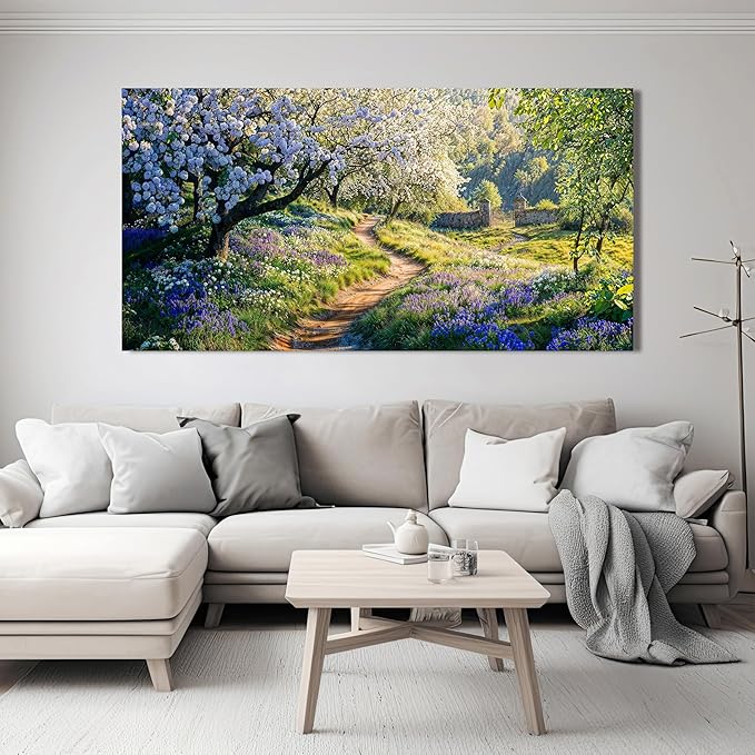 Canvas Wall Art Decor Large Modern Green Wall Art