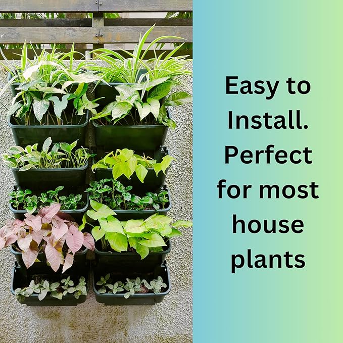 Maxona Vertical Wall Planter for Indoor Plant-Walls Mounted Pot