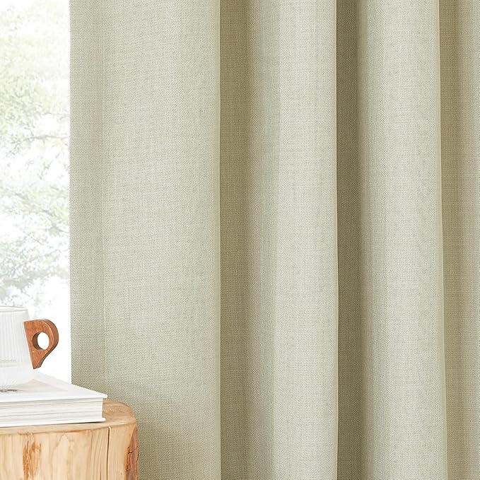 NICETOWN Room Darkening Bedroom Curtains 84 inches Long, Pinch Pleated Curtains