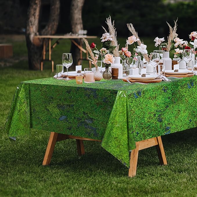 Kochorie 100 Ft x 54 Inch Green Moss Tablecloth Roll