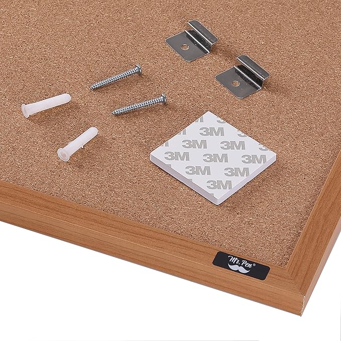 Mr. Pen- Cork Notice Board, 24 X 18 Inches, Cork Bulletin Board