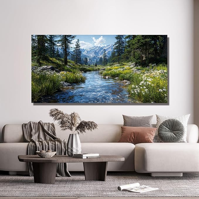 Canvas Wall Art Decor Green Nature Wall Art Prints Artwork
