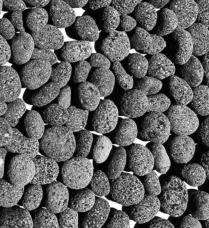 Black Lava Rocks for Fire Pit - 2 to 3 Inch 20 lbs - Gas Fireplace Stones - Volcanic Rock for Propane Fire Pit - Decorative Stone for Outdoor & Indoor Gas Fireplace