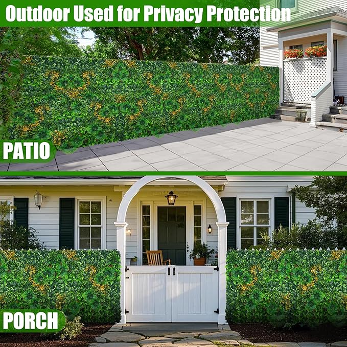 Grass Wall Panels, UV-Anti Faux Greenery Plant Boxwood Panels