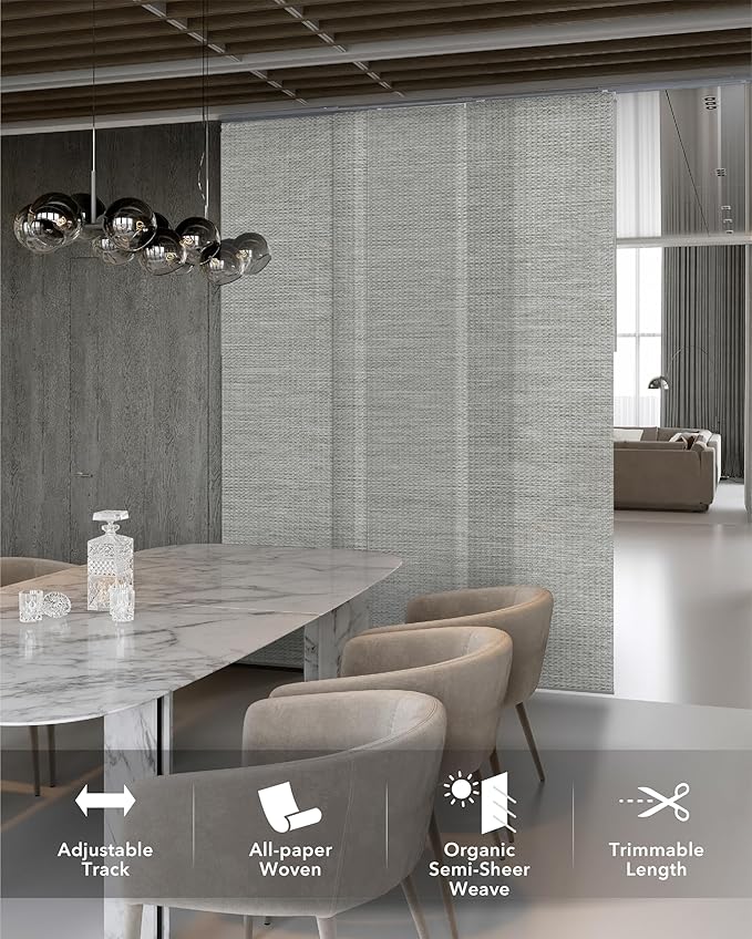 GoDear Design Adjustable Panel Track Blinds