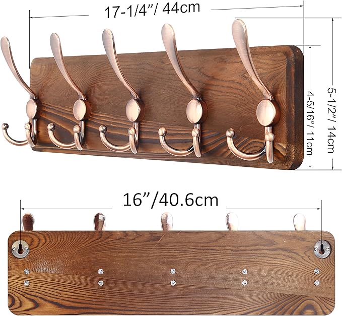 SKOLOO Coat Rack Wall Mounted
