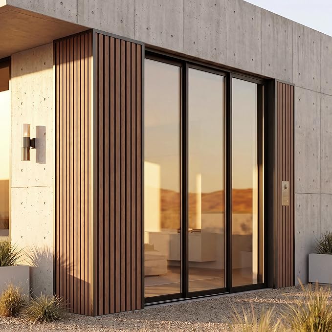 From Plain to Beautiful in Hours WPC Exterior Wall Slat Panels Waterproof