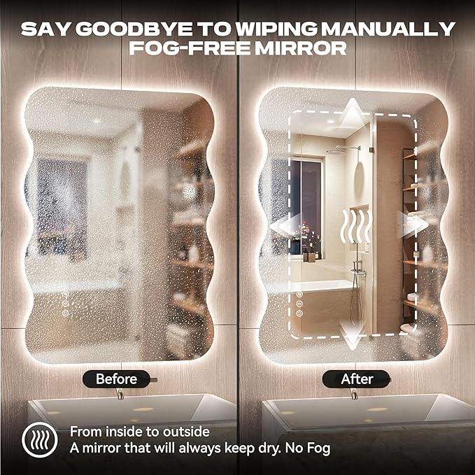 Hasipu Wavy Full Length Mirror