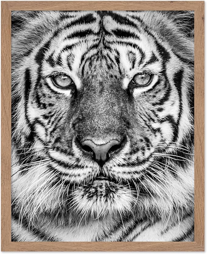 Poster Master Vintage Tiger Face Print
