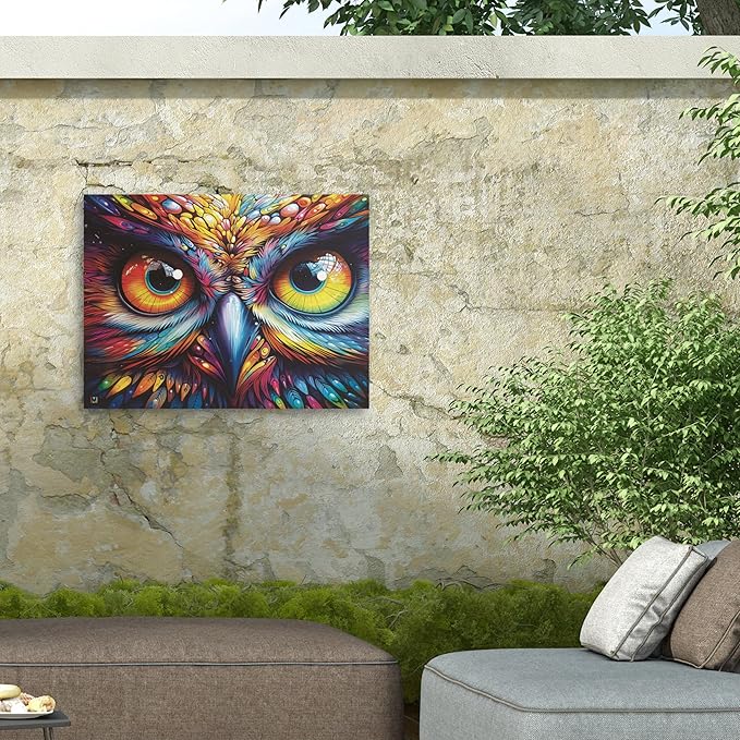 Outdoor Canvas Art - Michael David Ward 'Look of the Wild 2' Wall Art for Outdoor Spaces, Patios, or Gardens by Trademark Fine Art
