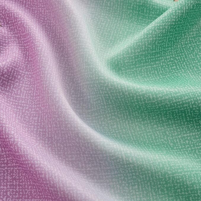 XiDi Blue & Rainbow Curtains for Kids & Girl Rooms