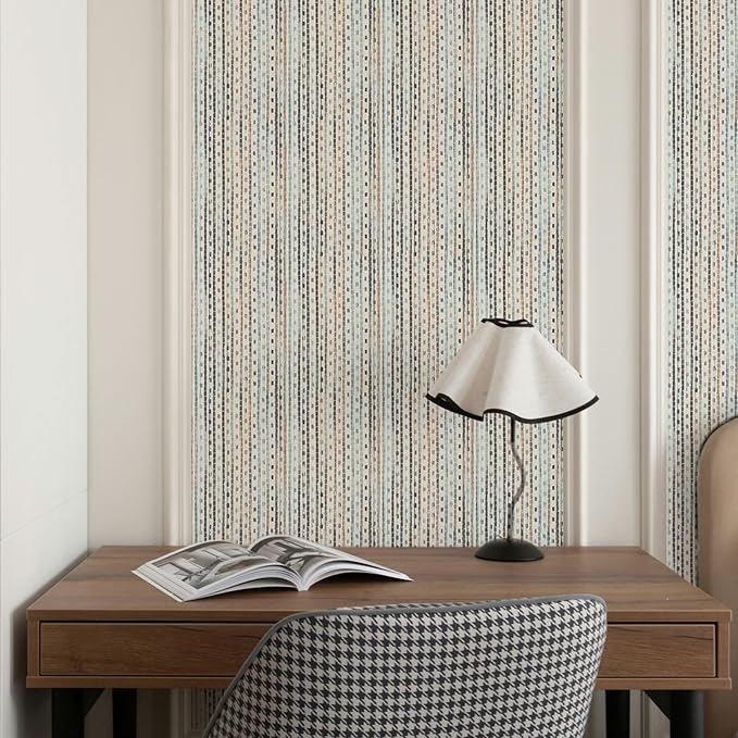 Main Street Peel and Stick Wallpaper Eco-Friendly Sheets 12 Pack, 11 X 16 Inch