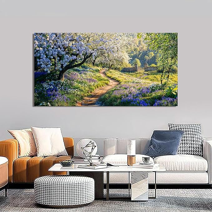Canvas Wall Art Decor Large Modern Green Wall Art
