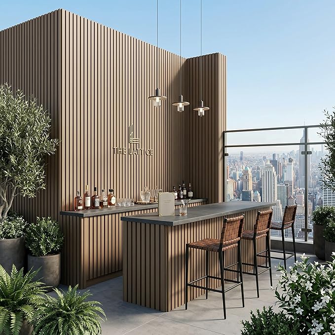 From Plain to Beautiful in Hours WPC Exterior Wall Slat Panels Waterproof