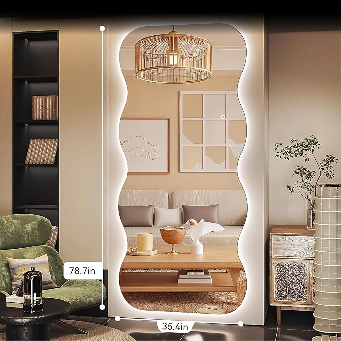 Hasipu Wavy Full Length Mirror