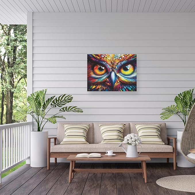 Outdoor Canvas Art - Michael David Ward 'Look of the Wild 2' Wall Art for Outdoor Spaces, Patios, or Gardens by Trademark Fine Art