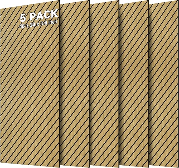 Art Acoustic Panels for Wall, 5 Pack Sound Absorbing Panels, 47.2â x 23.6â
