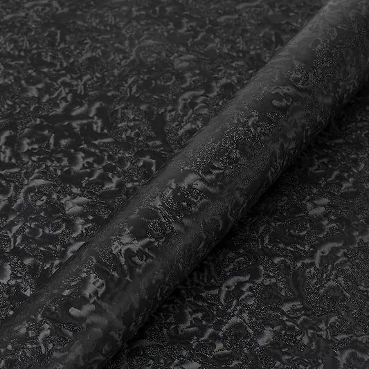 Abyssaly Black Textured Peel and Stick Wallpaper
