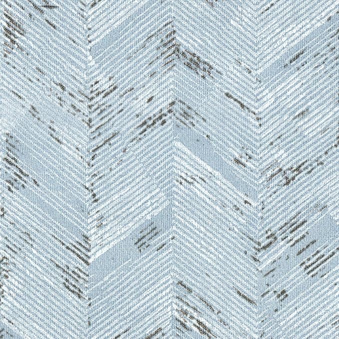 Livelynine 15.8x197 Blue and White Grass Cloth Wallpaper Peel and Stick Contact