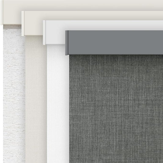 AOSKY Linen Roller Blinds Shades