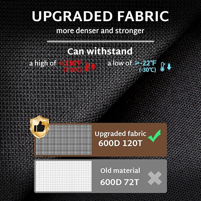 iBirdie Outdoor Patio Furniture Cover fit 104 x 83 inch, 103 x 80, 102 x 79 L-Shaped Sectional Sofa, Waterproof Weatherproof Heavy Duty 600D Garden Cover for Outside L Shape Couch
