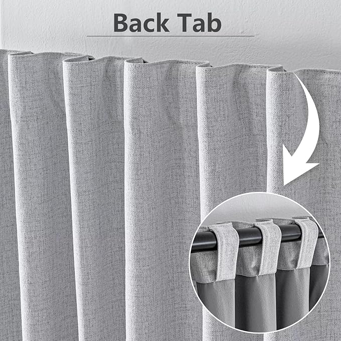 IGEMAEVE 100% Blackout Curtains 96 Inches Long
