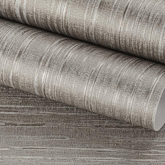 FunStick 16"x240" Vintage Textured Brown Taupe Wallpaper Peel and Stick