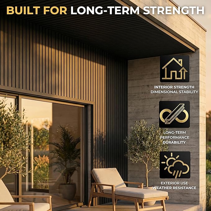 From Plain to Beautiful in Hours WPC Exterior Wall Slat Panels Waterproof