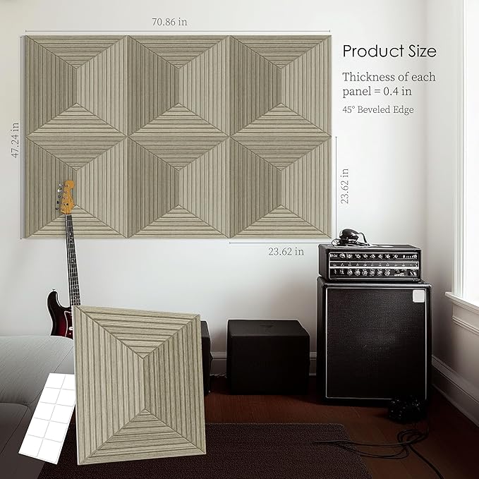 JaneTech Art Acoustic Panels Sound Absorbing Panels, Sound Absorbing Wall Art