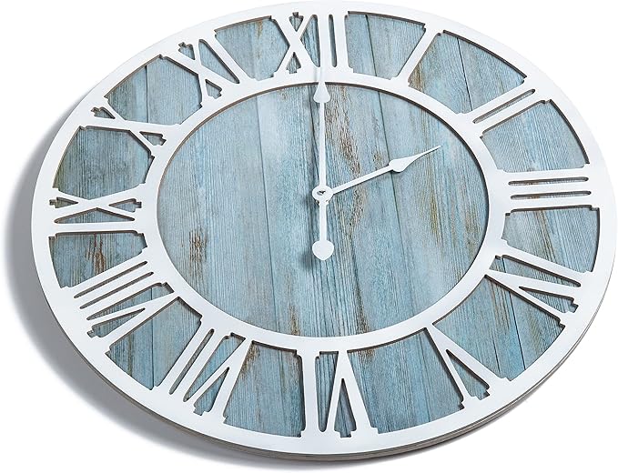 1st owned Wall Clocks for Living Room Decor, Round Silent Non Ticking, Modern