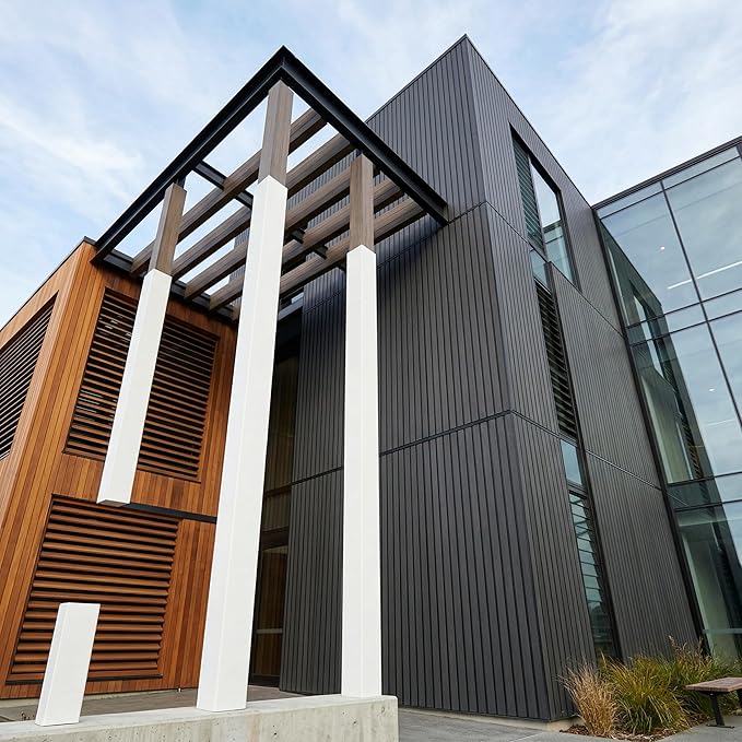 From Plain to Beautiful in Hours WPC Exterior Wall Slat Panels Waterproof