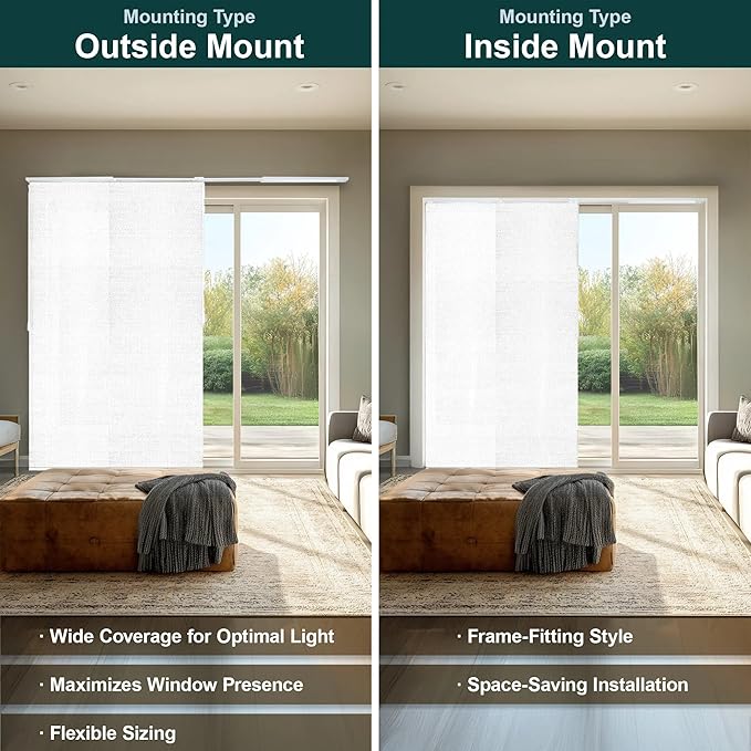 CHICOLOGY Panel Track Vertical Blinds
