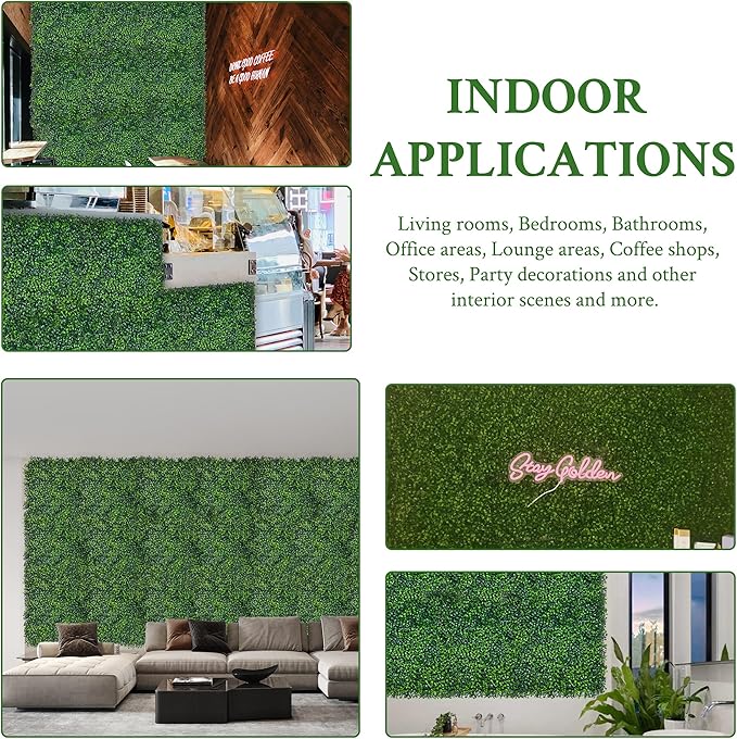 Artificial Ivy Privacy Fence Screen, Backyard and Decor