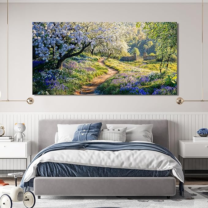 Large Canvas Wall Art Decor Large Modern Green Wall Art