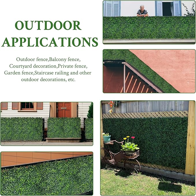 Artificial Ivy Privacy Fence Screen, Backyard and Decor