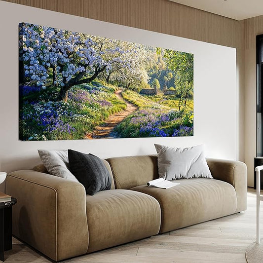 Canvas Wall Art Decor Large Modern Green Wall Art