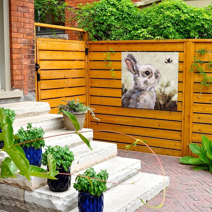 Outdoor Canvas Art - Andrea Lavery 'Hello There' Wall Art for Outdoor Spaces, Patios, or Gardens by Trademark Fine Art