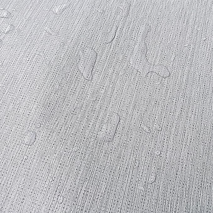 Grasscloth Peel and Stick Wallpaper Textured Gray Fabric Wallpaper Faux Linen