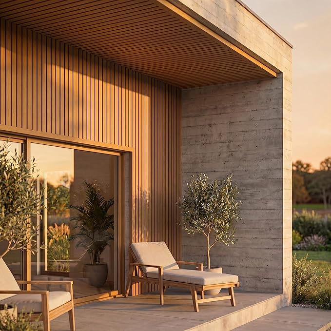 From Plain to Beautiful in Hours WPC Exterior Wall Slat Panels Waterproof