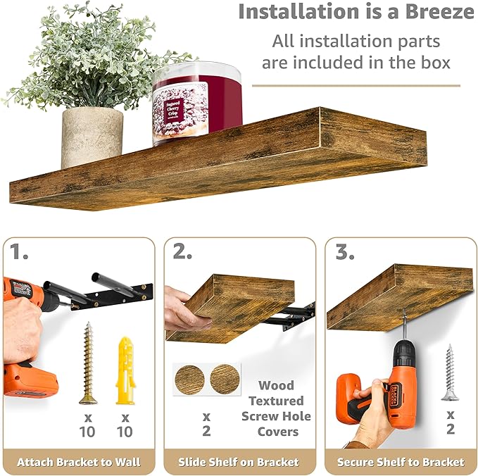Sorbus Floating Shelves for Wall