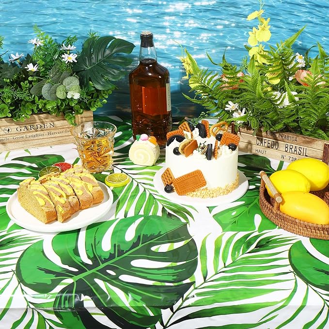 Kochorie 100 Ft x 54 Inch Palm Leaves Tablecloth Roll