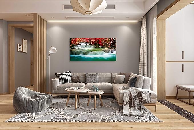 Cao Gen Decor Art-S05150 Wall Art 1 Pieces Waterfall Canvas Print Landscape