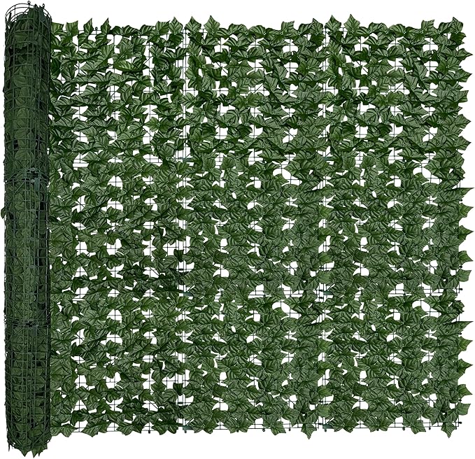 Artificial Ivy Privacy Fence Screen, Garden Greenery Decor