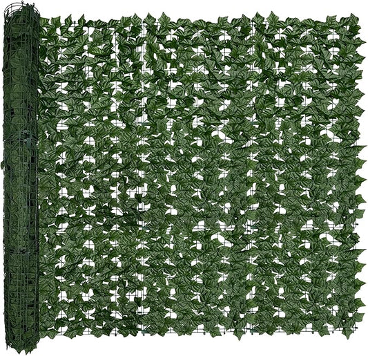 Artificial Ivy Privacy Fence Screen, Garden Greenery Decor