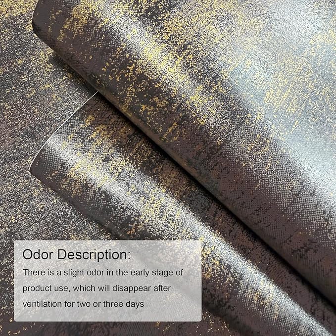 JiffDiff Vintage Metallic Peel and Stick Wallpaper Self Adhesive Industrial