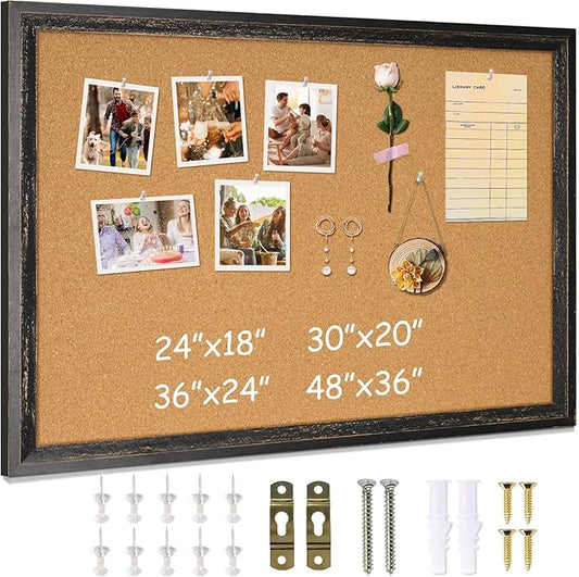 DOLLAR BOSS Large Cork Board for Wall