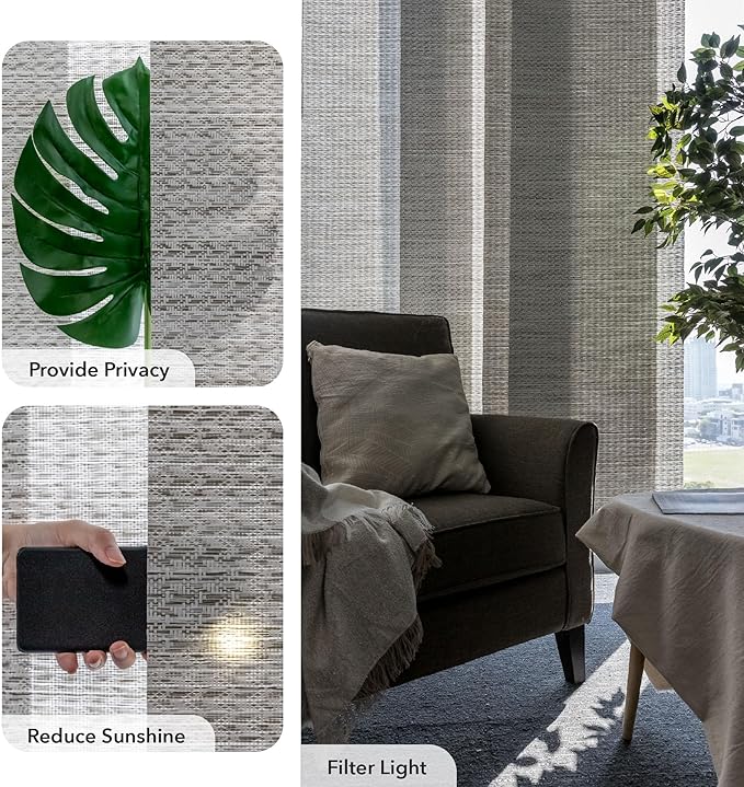 GoDear Design Adjustable Panel Track Blinds